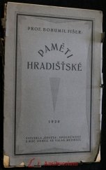 kniha Paměti hradišťské [Sborník], s.n. 1920