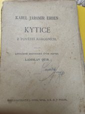 kniha Kytice z pověstí národních, J. Otto 1900