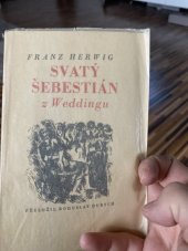 kniha Svatý Šebestian z Weddingu, s.n. 1930