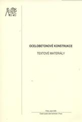 kniha Ocelobetonové konstrukce textové materiály, České vysoké učení technické 2008