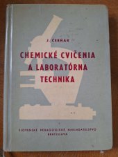 kniha Chemické cvičenia a laboratorná technika, Slovenské pedagogické nakladatel'stvo 1966