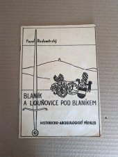 kniha Blaník a Louňovice pod Blaníkem Historicko-archeologický přehl., Osv. dům 1966