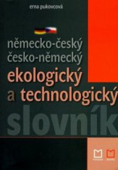 kniha Německo-český, česko-německý ekologický a technologický slovník, Montanex 2004