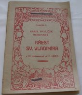 kniha Křest sv. Vladimíra Legenda z ruské historie, Jindřich Bačkovský 1921