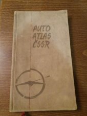 kniha Autoatlas ČSSR, Ústřední správa geodézie a kartografie 1966