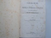 kniha Geologie, čili, Nauka o útvarech zemských se zvláštním ohledem na krajiny českoslovanské, J. Krejčí 1877
