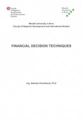 kniha Financial Decision Techniques, Mendelova univerzita v Brně 2014