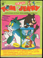 kniha Super Tom a Jerry 6. ohňostroj hvězd televizních comicsů!, Merkur 1990