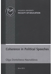 kniha Coherence in political speeches, Masaryk University 2011