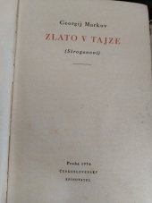 kniha Zlato v tajze (Strogovovi), Československý spisovatel 1954