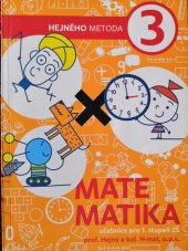 kniha Matematika Hejného metoda 3 učebnice pro 1. stupeň ZŠ, H-mat, o.p.s. 2020