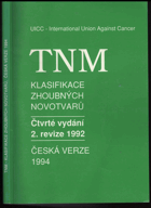 kniha TNM klasifikace zhoubných novotvarů, Ústav zdravotnických informací a statistiky České republiky 1994