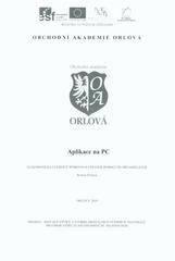 kniha Aplikace na PC elektronická učebnice webových stránek pomocí sw Dreamweaver, Obchodní akademie Orlová 2010