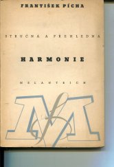 kniha Stručná a přehledná harmonie Příklady ke stručné a přehledné harmonii, Melantrich, n.p. 1949