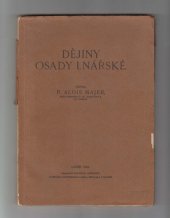 kniha Dějiny osady lnářské, Konvent lnářský 1923