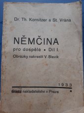 kniha Němčina pro dospělé. Díl I, Státní nakladatelství 1933