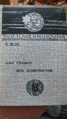 kniha Boa constrictor, J. Otto 1898