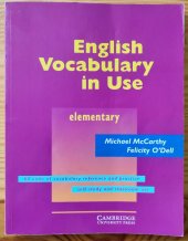 kniha English Vocabulary in Use  elementary, Cambridge University Press 1999