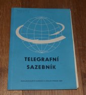 kniha Telegrafní sazebník 1963, Nakladatelství dopravy a spojů, Praha 1963