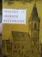 kniha Pražský sborník historický , Orbis 1975