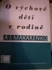 kniha O výchově dětí v rodině, SPN 1953