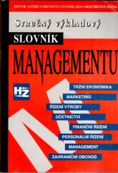 kniha Stručný výkladový slovník managementu, HZ 1995