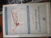 kniha Základy fysiologie hospodářských zvířat, Brázda 1952