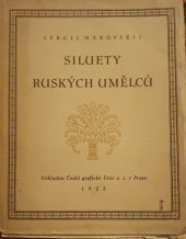 kniha Siluety ruských umělců, Česká grafická Unie 1922