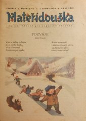 kniha Mateřídouška svázený ročník 1950, Mladá fronta 1950