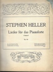 kniha Notový soubor skladeb pro klavír různých autorů , Leipzig 1905