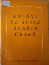 kniha Novéna ke svaté Anežce České, Ústřední církevní nakladatelství 1989