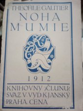 kniha Noha mumie, K. Janský 1912