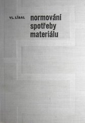kniha Normování spotřeby materiálů, SPN 1957
