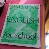 kniha Cambridge English for schools Workbook twol, Cambridge University Press 2001