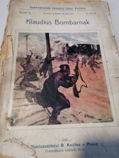 kniha Klaudius Bombarnak Zápisky reportera o cestě po veliké transasijské dráze, B. Kočí 1909