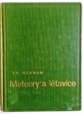 kniha Meteory a létavice. [Část I, II], Přítel knihy, Emil Reis 1929