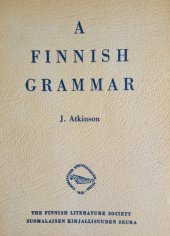 kniha A Finnish Grammar, The Finnish Literature Society 1969