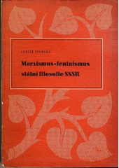 kniha Marxismus-leninismus, státní filosofie SSSR, Orbis 1948
