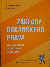 kniha Základy občanského práva, Aleš Čeněk 2004