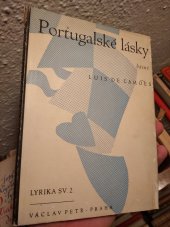 kniha Portugalské lásky [Výbor z milostné lyriky], Václav Petr 1941