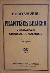 kniha František Lelíček v službách Sherlocka Holmesa, B. Kočí 1921