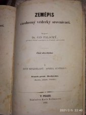 kniha Zeměpis všeobecný vědecký srovnávací. Část obzvláštní. - Svět nevzdělaný: Afrika, Australie., Nákladem Karla Bellmanna 1857