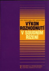 kniha Výkon rozhodnutí v soudním řízení, Linde 2004