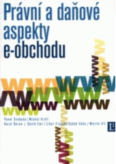 kniha Právní a daňové aspekty e-obchodu, Linde 2001