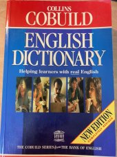 kniha Collins Cobuild English Dictionary Helping Learners with real English, HarperCollins 1995