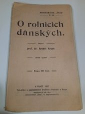 kniha O rolnících dánských, Čas 1907