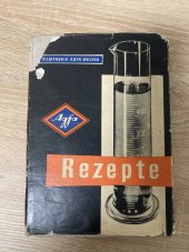 kniha Rezepte, Agfa 1957