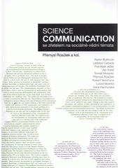 kniha Science communication se zřetelem na sociálně-vědní témata, Západočeská univerzita v Plzni 2011