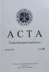 kniha Acta České biskupské konference 10/2015, Česká biskupská konference 2015