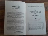 kniha La technique des lampes, Memento tunsgram 1938